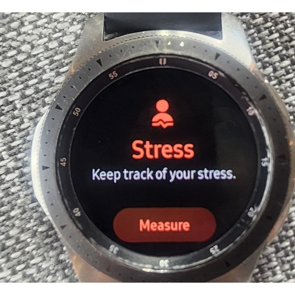 Samsung Mens Galaxy Watch 46mm Silver Smartwatch SM-R800 Bluetooth